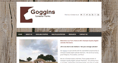 Desktop Screenshot of gogginslonestarfarms.com