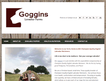 Tablet Screenshot of gogginslonestarfarms.com